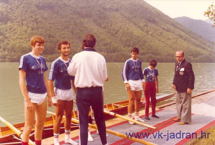 Juniorski cetverac Bajlo, Marlais, Serer, Joncic i kormilar Babacic u Jajcu 1979.